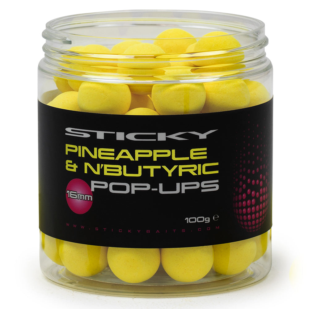 Sticky Baits Pop Up Pineapple & N’Butyric 12mm 100g