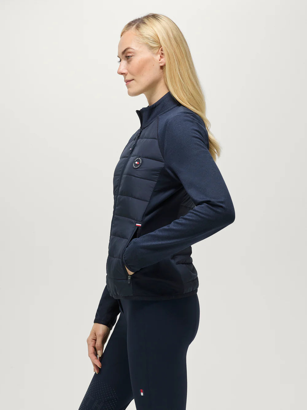 Tommy Hilfiger Equestrian Napa Hybrid Jacket Desert Sky