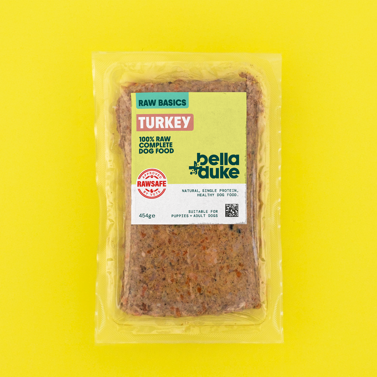 Bella + Duke Raw Basics Turkey 454g