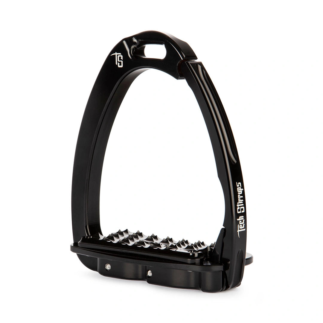 Tech Stirrups Jumping Venice Sloped Evo Black/Black