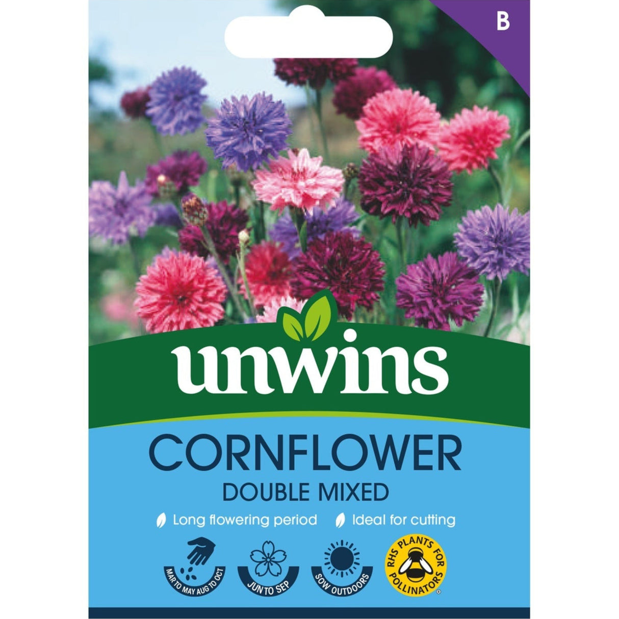 Unwins Cornflower Double Mix