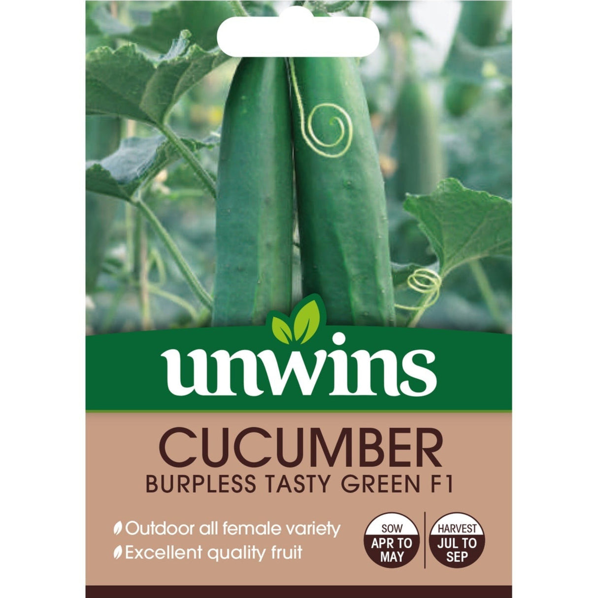 Unwins Cucumber Burpless F1