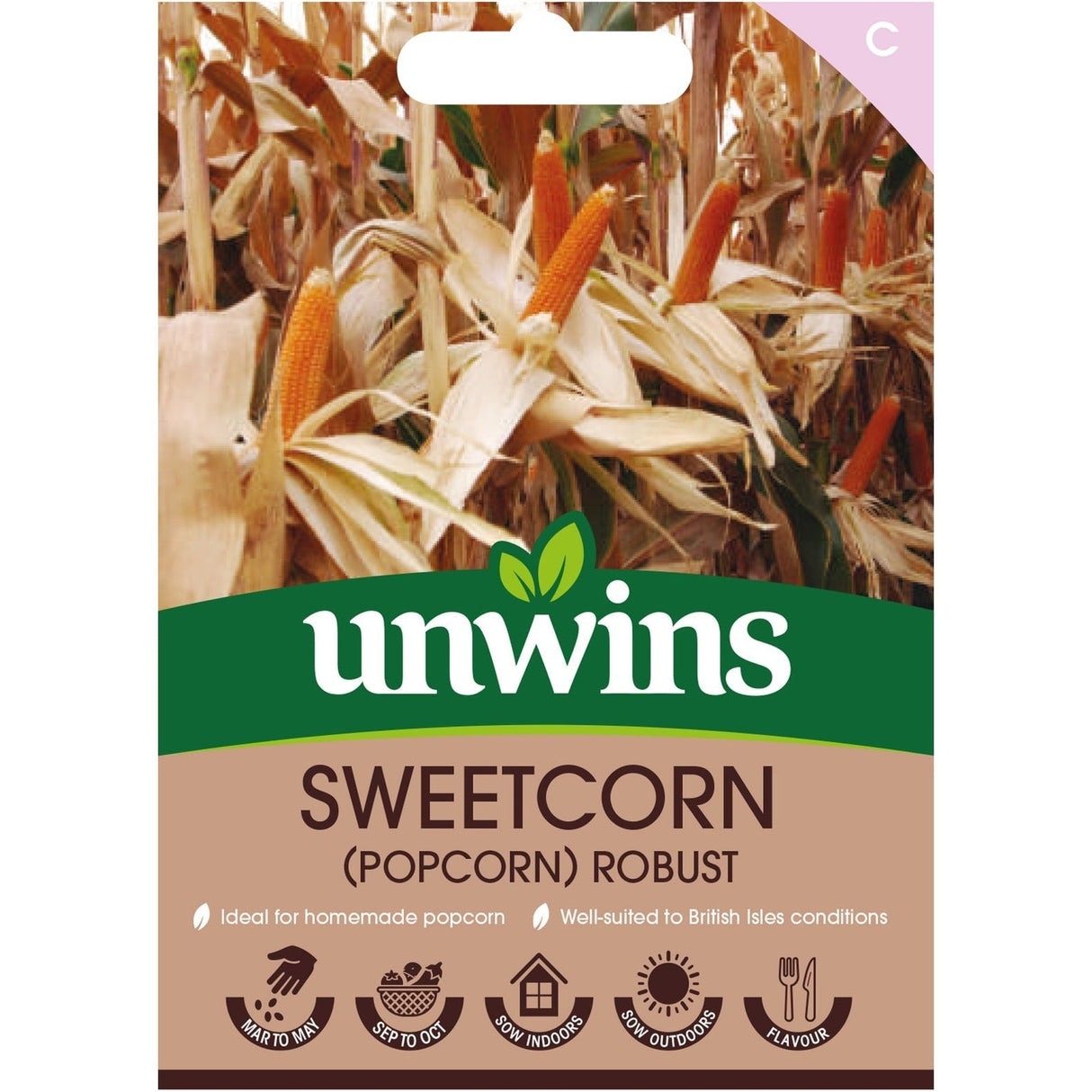 Unwins Popcorn Sweetcorn Robust