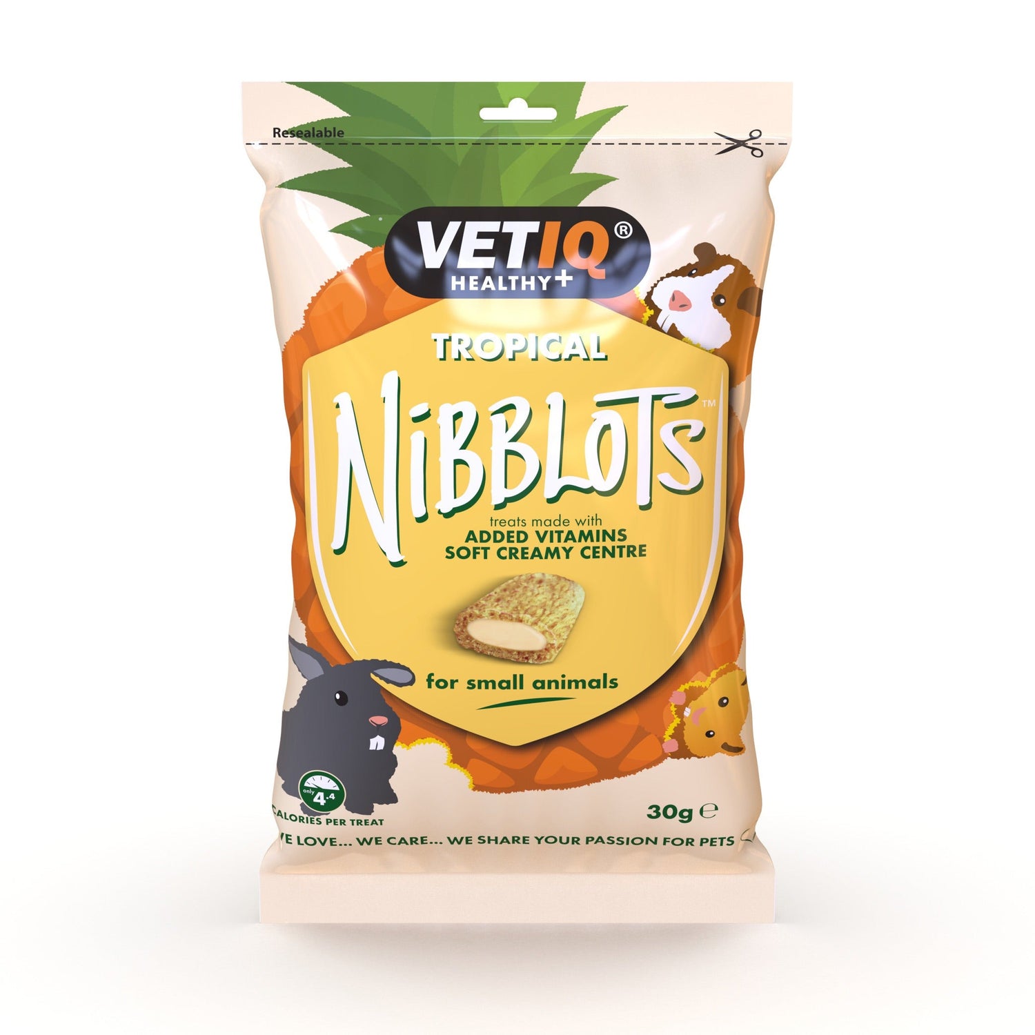 VETIQ Small Animal Nibblots - Tropical 30g