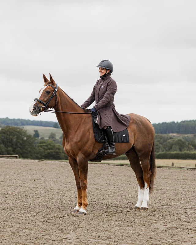 EQUIDRY Women's Bronte Waterproof Riding Coat Brown