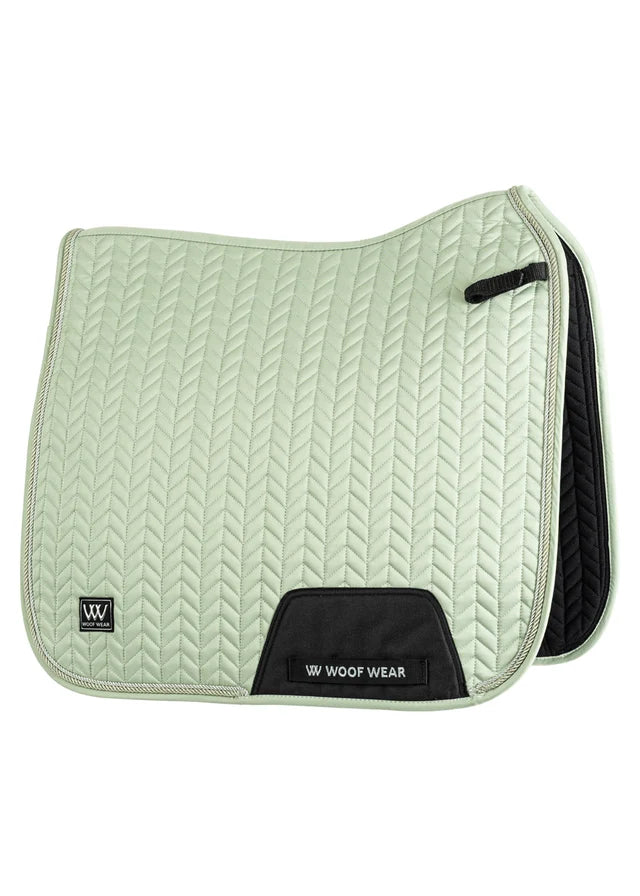 Woof Wear Herringbone Saddle Pad DR Sage Full