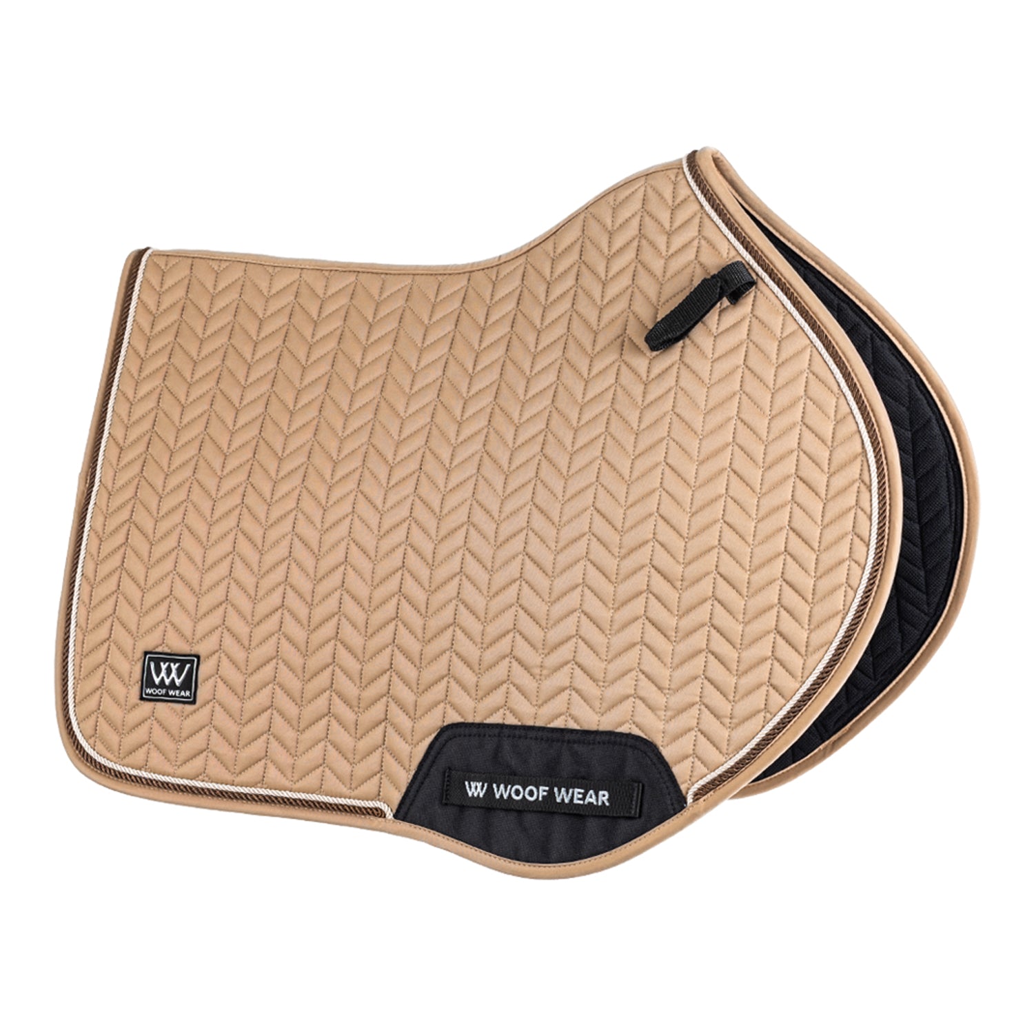 Woof Wear Herringbone Saddle Pad Close Contact