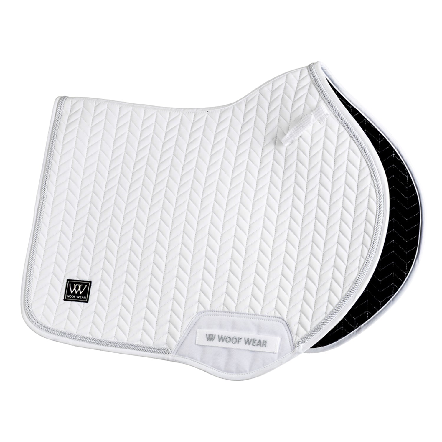 Woof Wear Herringbone Saddle Pad Close Contact