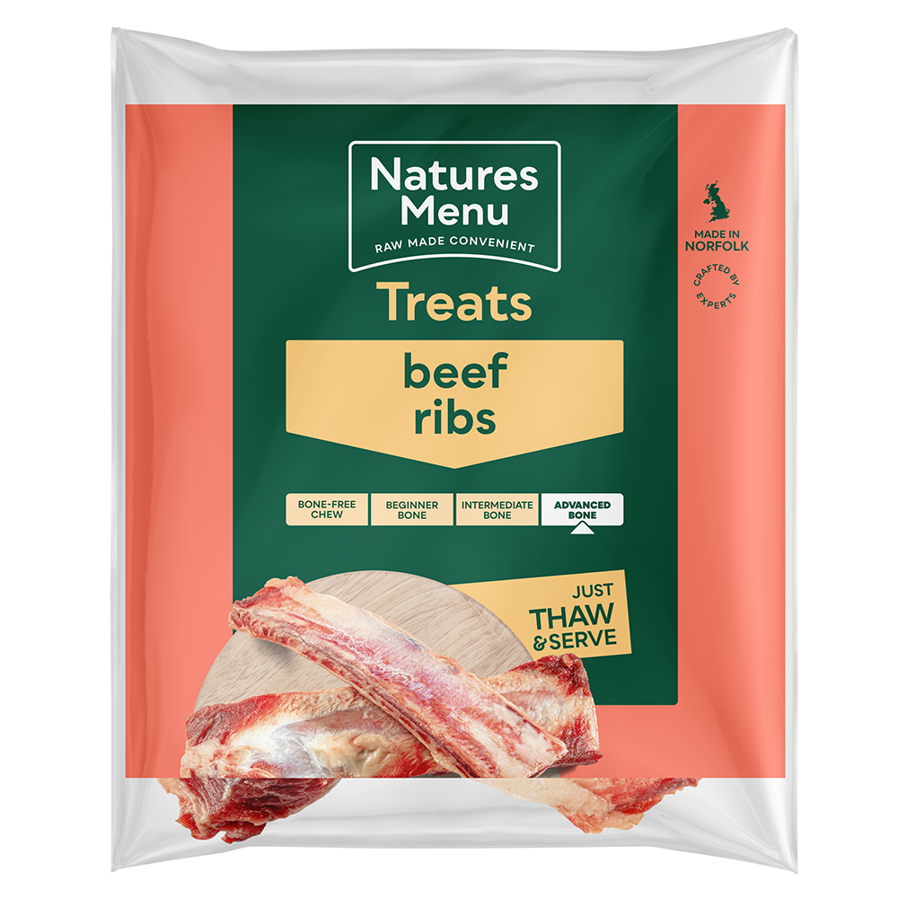 Natures Menu Dog - Natural Raw Treats Beef Ribs 2 pack