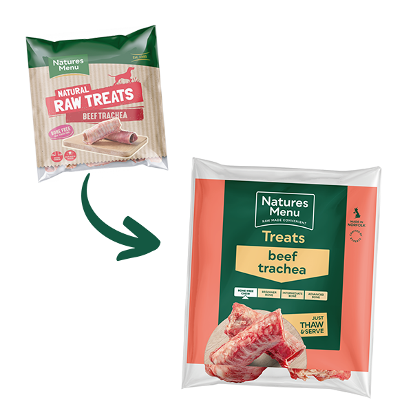 Natures Menu Dog - Natural Raw Treats Beef Trachea 2 pack