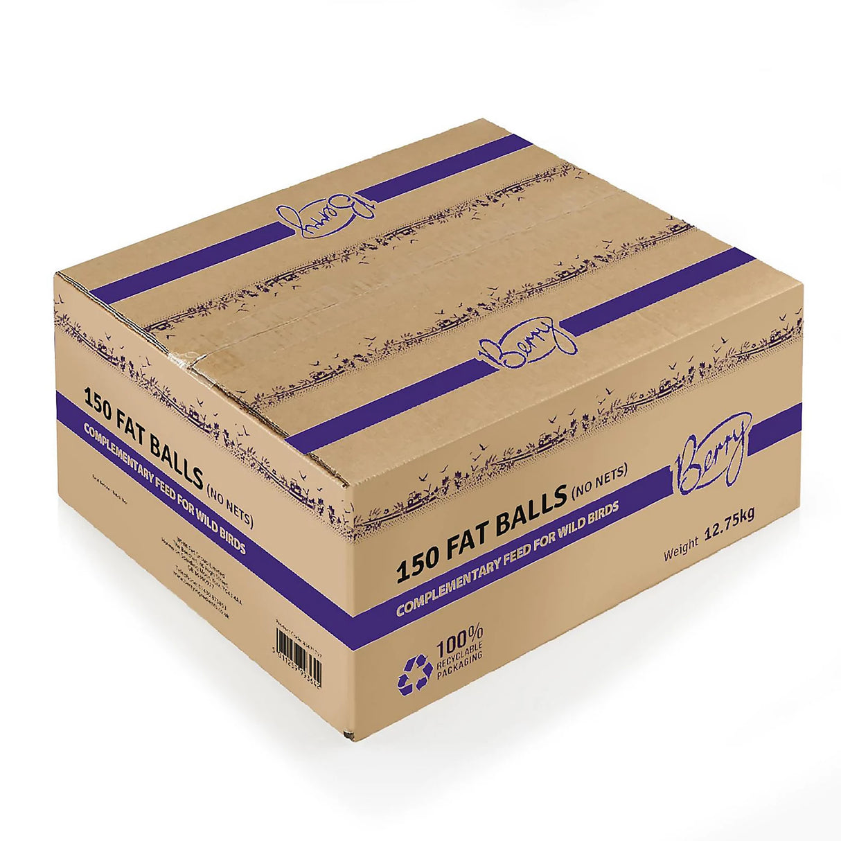 Berry Fat Balls (No Net) 150x85g Box