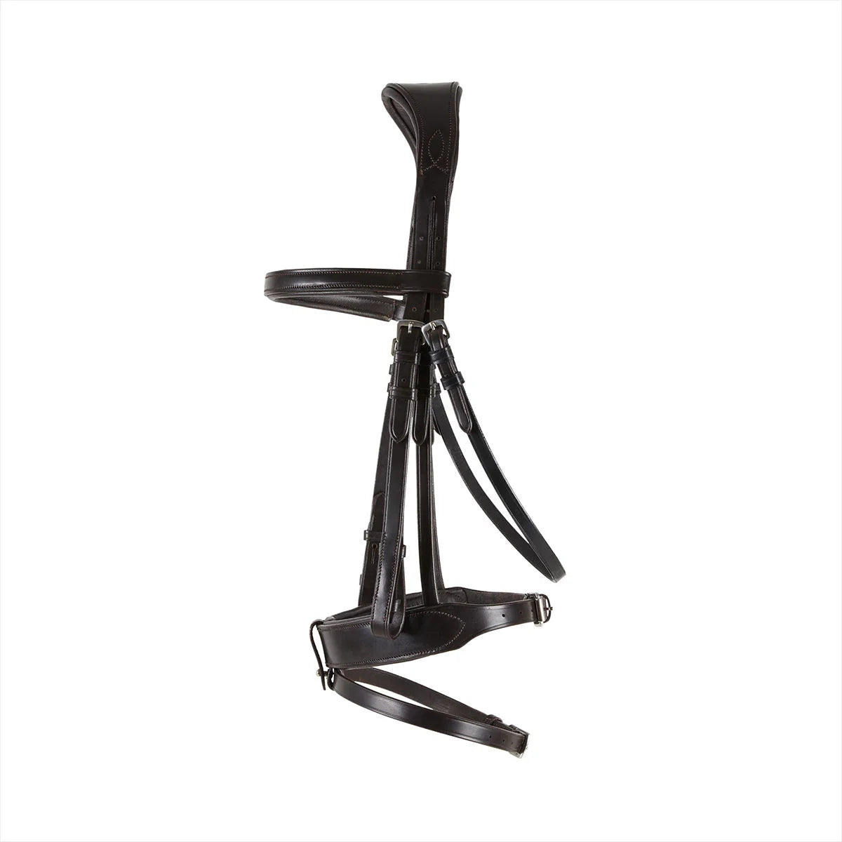 ComfortPro Show Bridle (Hunter Bridle) with Inside Grip Reins