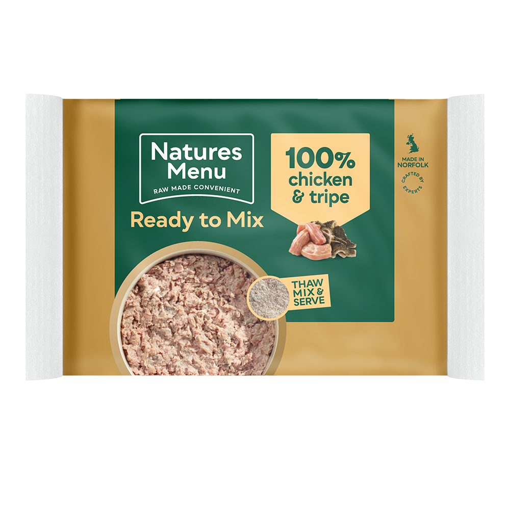 Natures Menu Dog - Frozen Just Mince Chicken & Tripe 400g