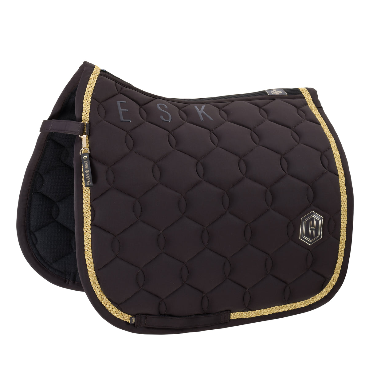 Eskadron Saddle Cloth Pro Soft Emblem Heritage 25/26 DL Black Truffle Full