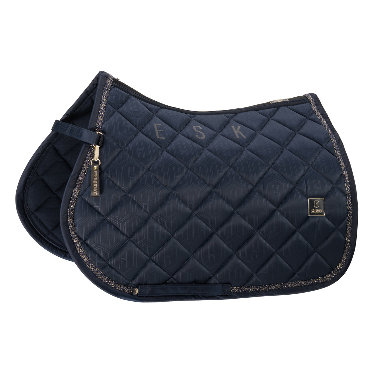 Eskadron Saddle Cloth Glossy Heritage 25/26 Navy VS Full