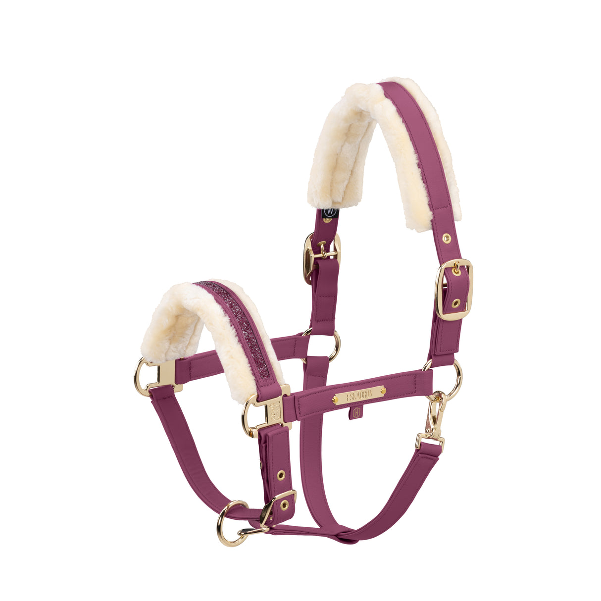 Eskadron Headcollar Faux Leather Jewel FF Heritage 25/26 Wildberry