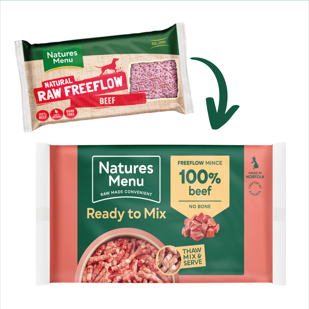 Natures Menu Dog - Frozen Freeflow Mince Beef 2kg