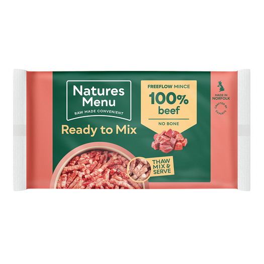 Natures Menu Dog - Frozen Freeflow Mince Beef 2kg
