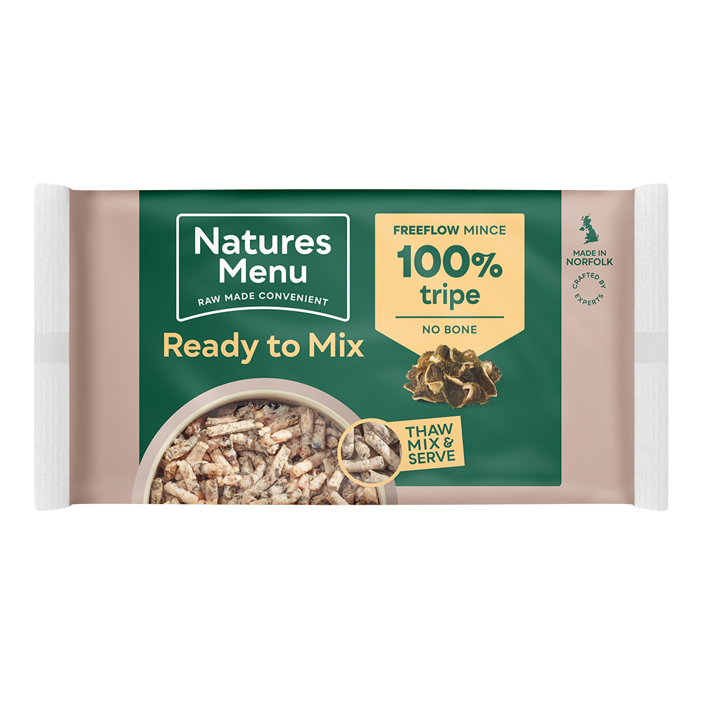 Natures Menu Dog - Frozen Freeflow Mince Tripe 2kg