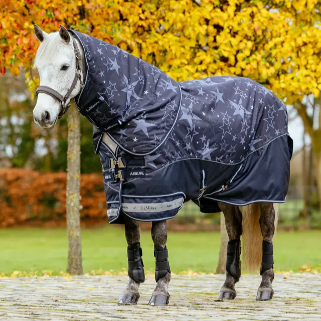 Le Mieux Arika Star 0g Turnout Rug Navy