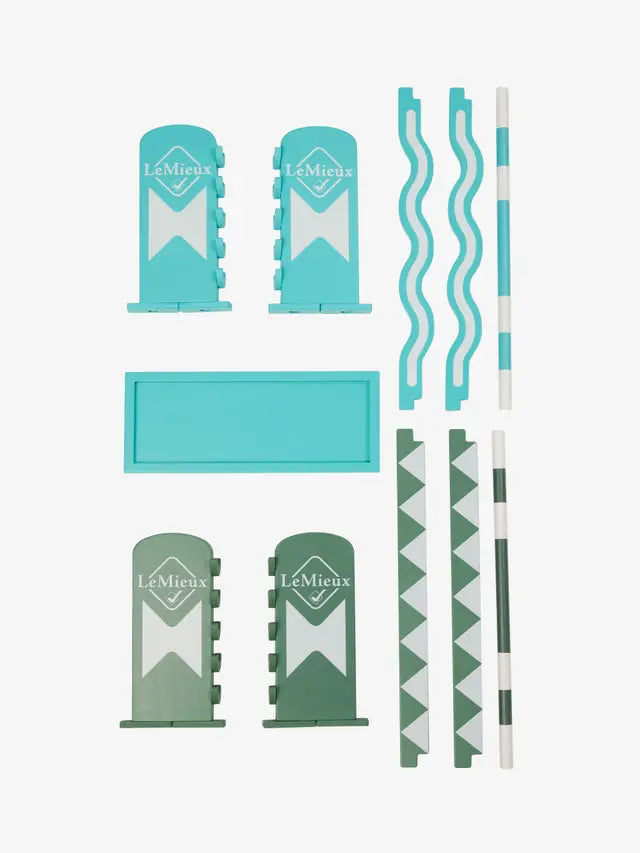 Le Mieux Toy Pony Jump Set Azure / Sage / White