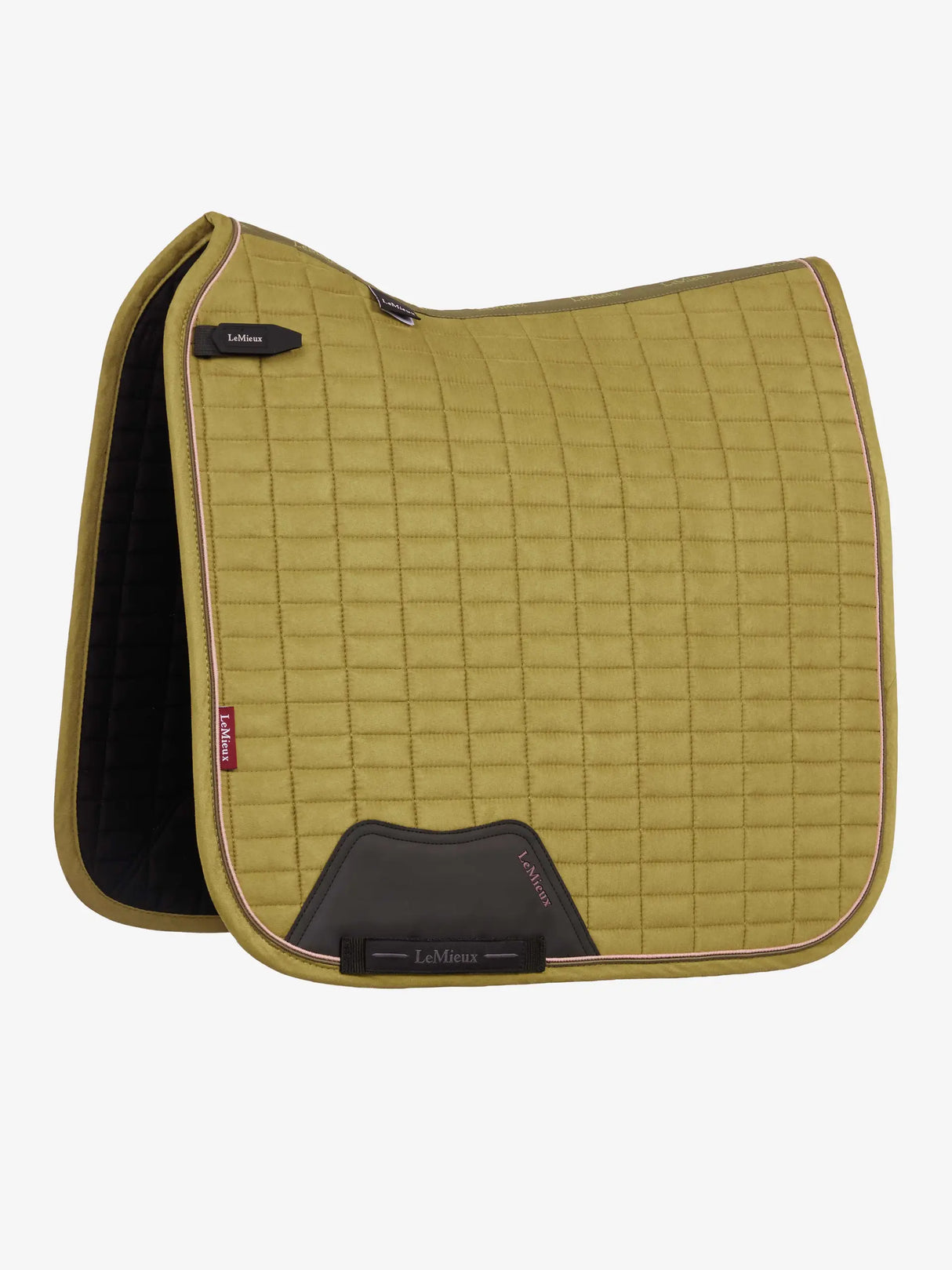 Le Mieux Suede Dressage Square Gooseberry L