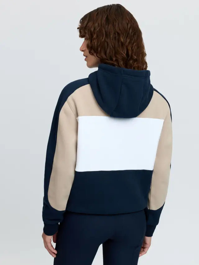 Le Mieux Kadie Colour Block Hoodie Navy