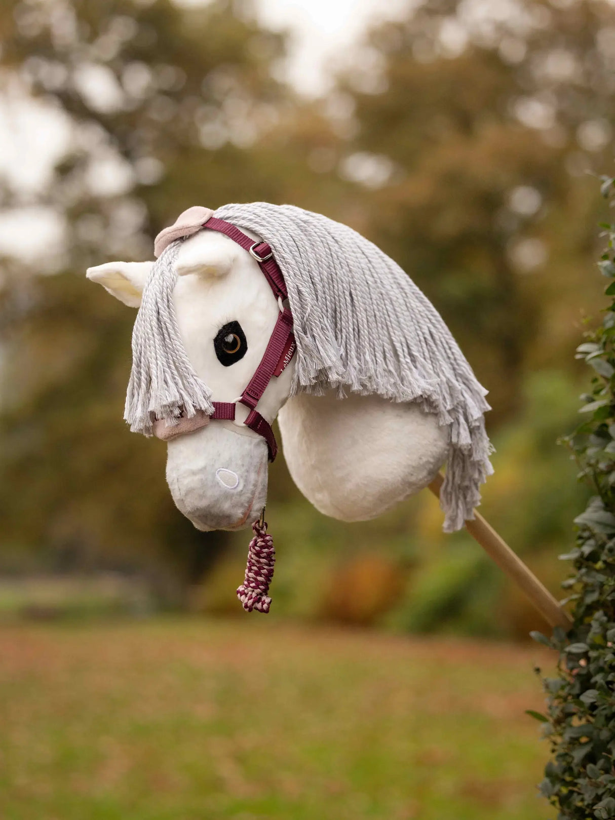 Le Mieux Hobby Horse Vogue Headcollar & Leadrope Blackberry