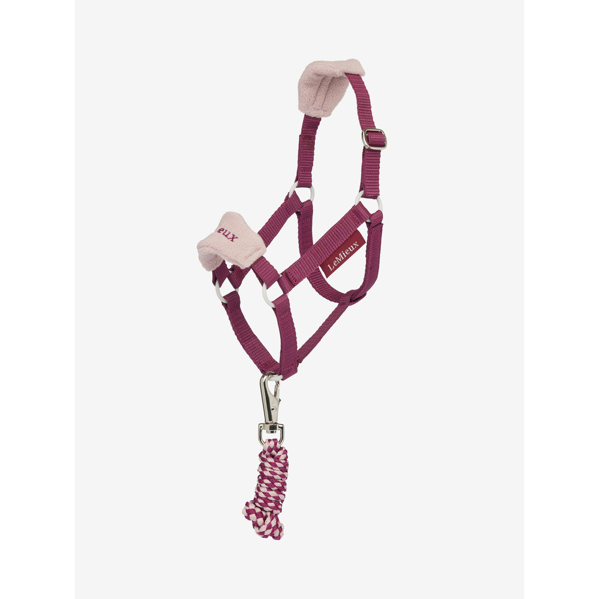 Le Mieux Hobby Horse Vogue Headcollar & Leadrope Blackberry