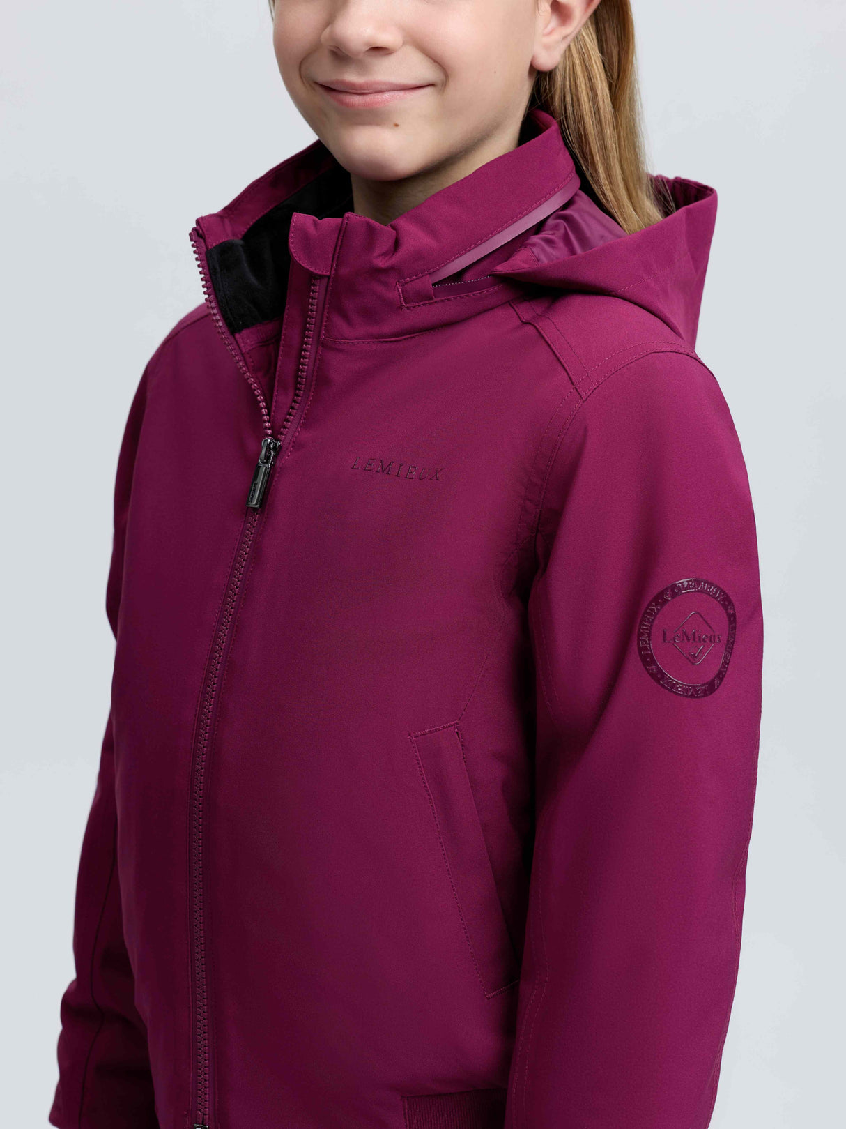 Le Mieux Young Rider Clarissa Crew Jacket Blackberry