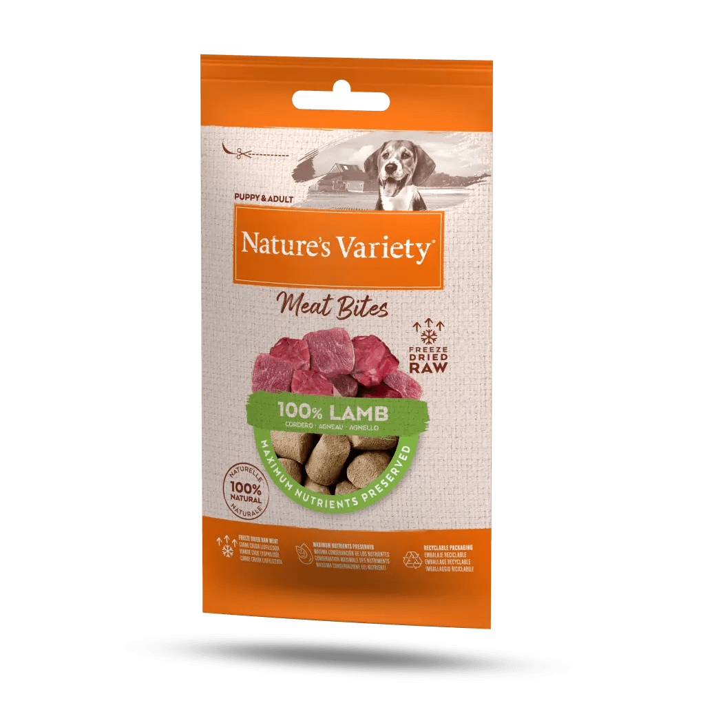 Natures Variety Dog - Freeze Dried Meat Bites Lamb 20g