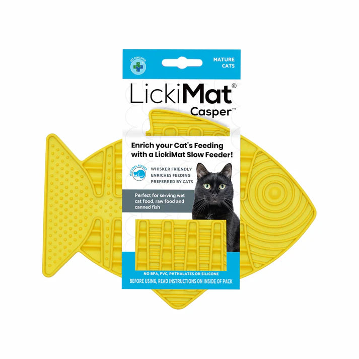LickiMat Casper Yellow