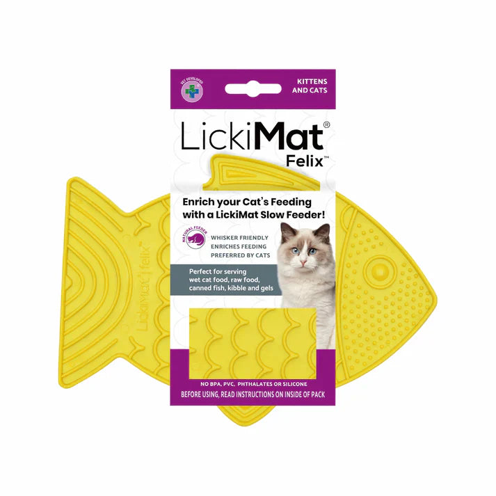 Lickimat Felix Yellow