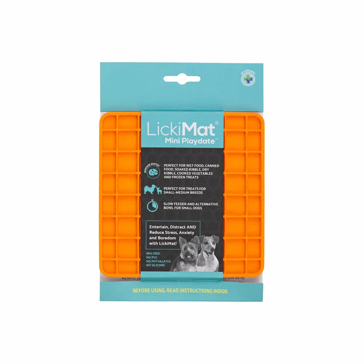 LickiMat Mini Playdate Orange