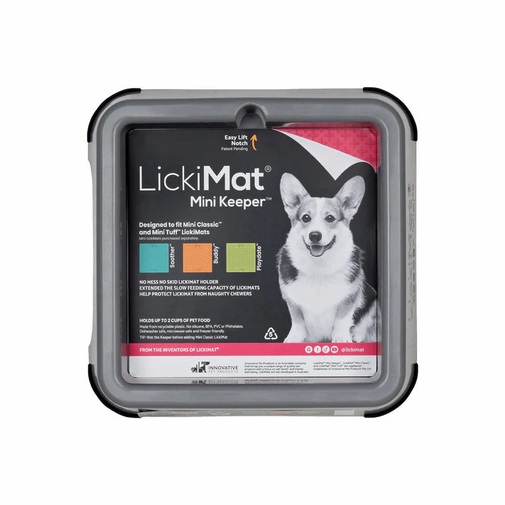 LickiMat Mini Keeper Grey
