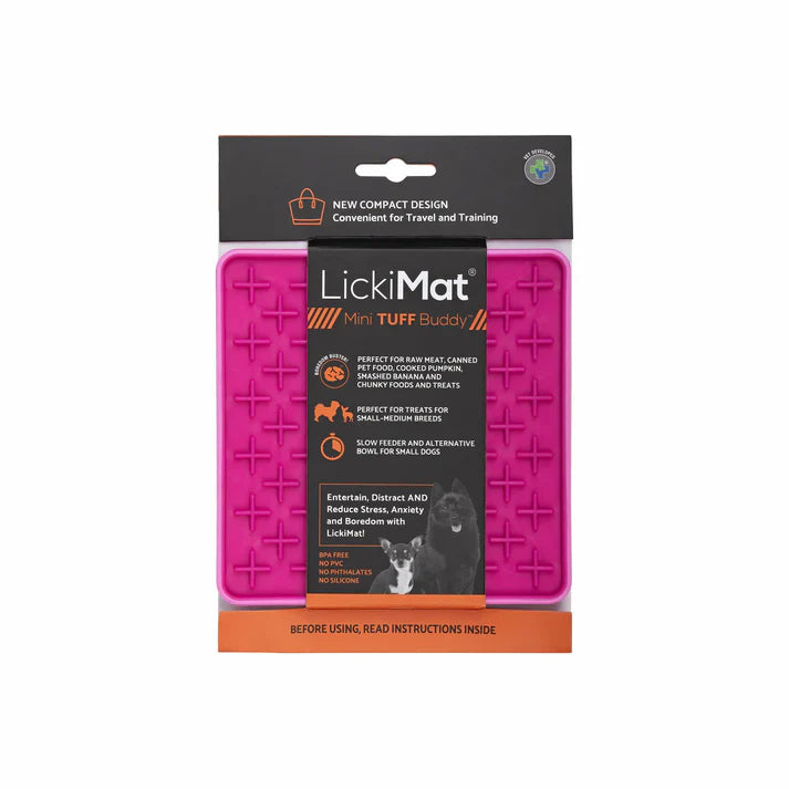 Lickimat Mini Tuff Buddy Pink