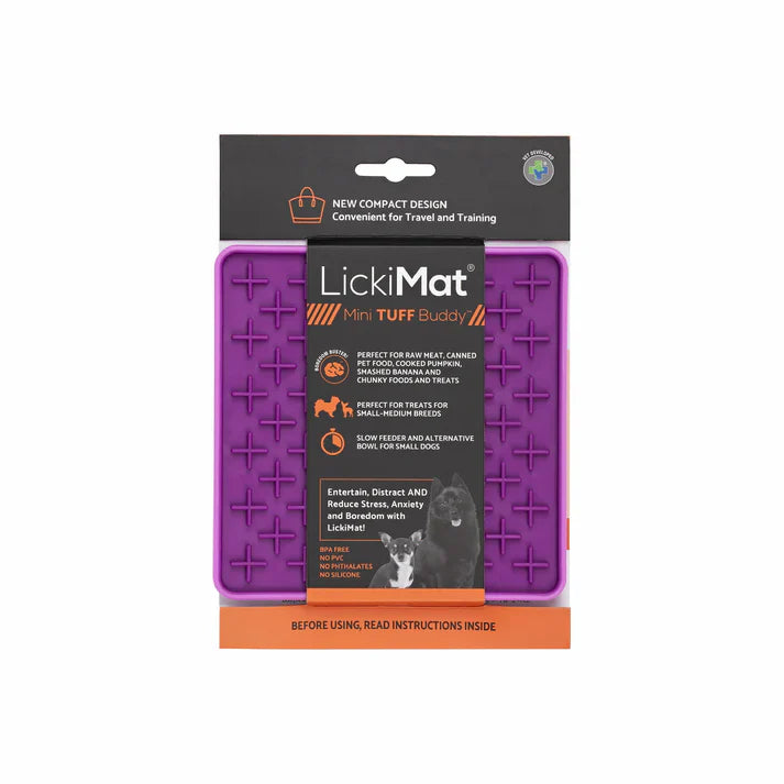 LickiMat Mini Tuff Buddy Purple