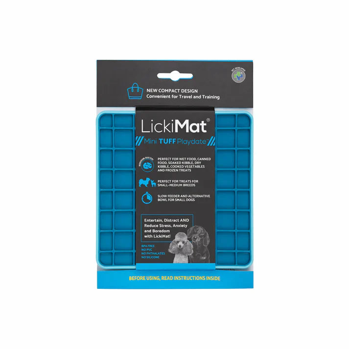 LickiMat Mini Tuff Playdate Turquoise