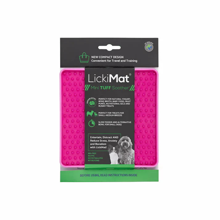 Lickimat Mini Tuff Soother Pink