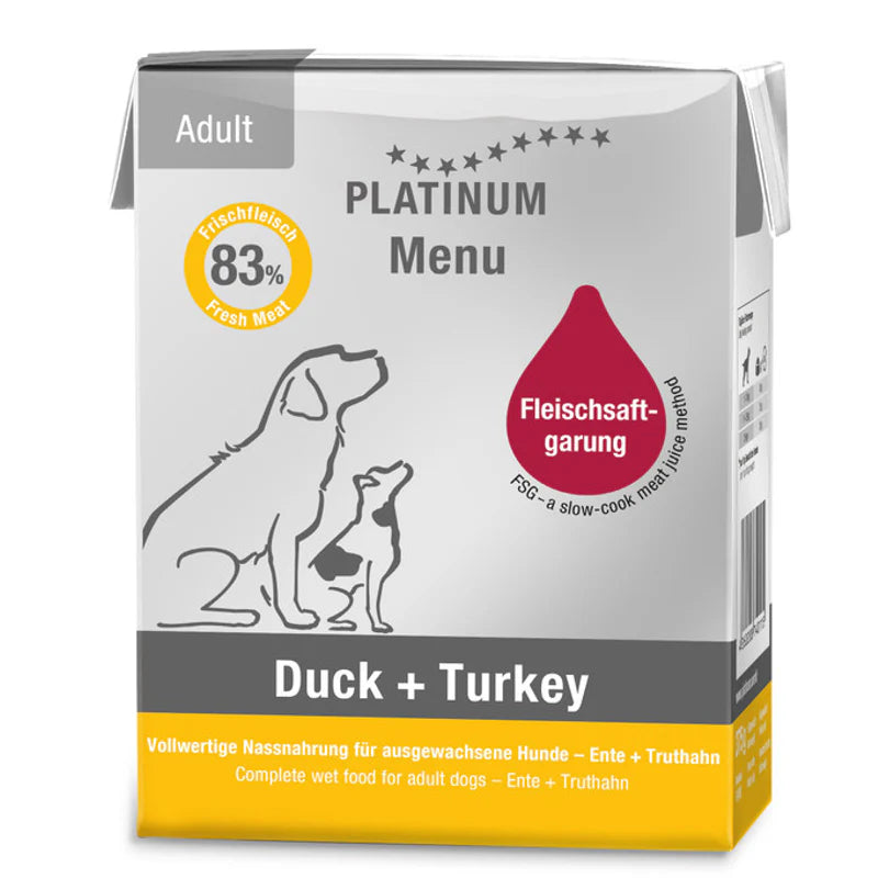 Platinum Dog - Adult Duck & Turkey 375g