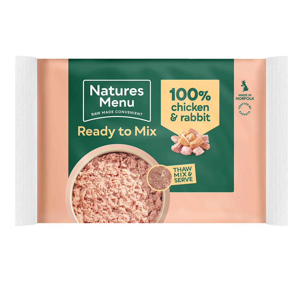 Natures Menu Dog - Frozen Just Mince Chicken & Rabbit 400g