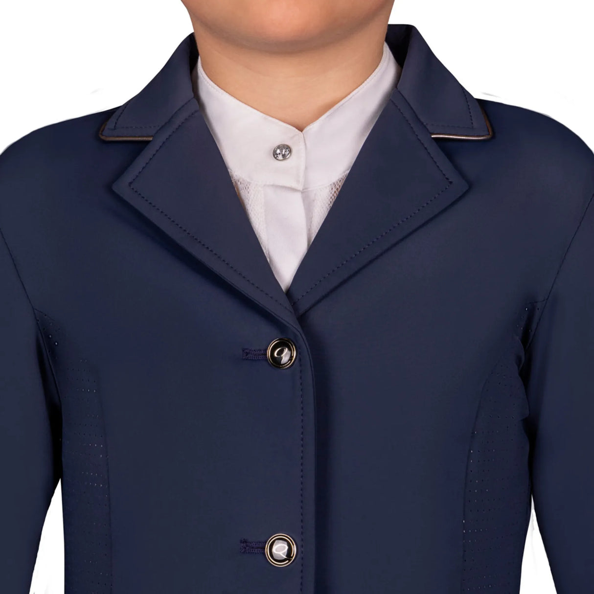 QHP Junior Competition Jacket Sariah Navy