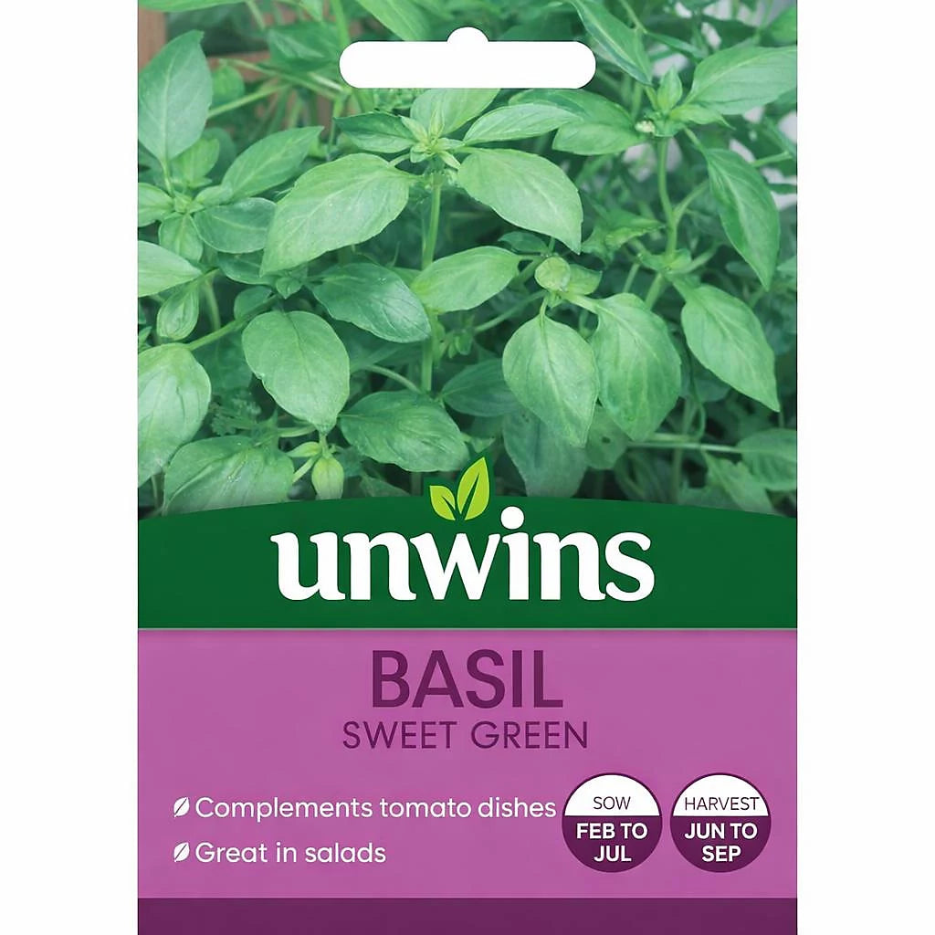 Unwins Basil Sweet Green Herb