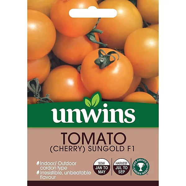 Unwins Tomato (Cherry) Sungold F1
