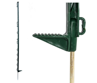 Electric Fence Post Green 35" (Short)