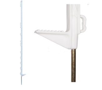 Electric Fence Post White 53" (long)