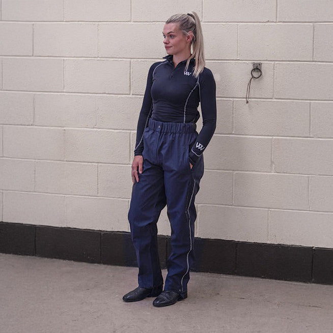 Woof Wear All Season Waterproof Riding Trousers Navy