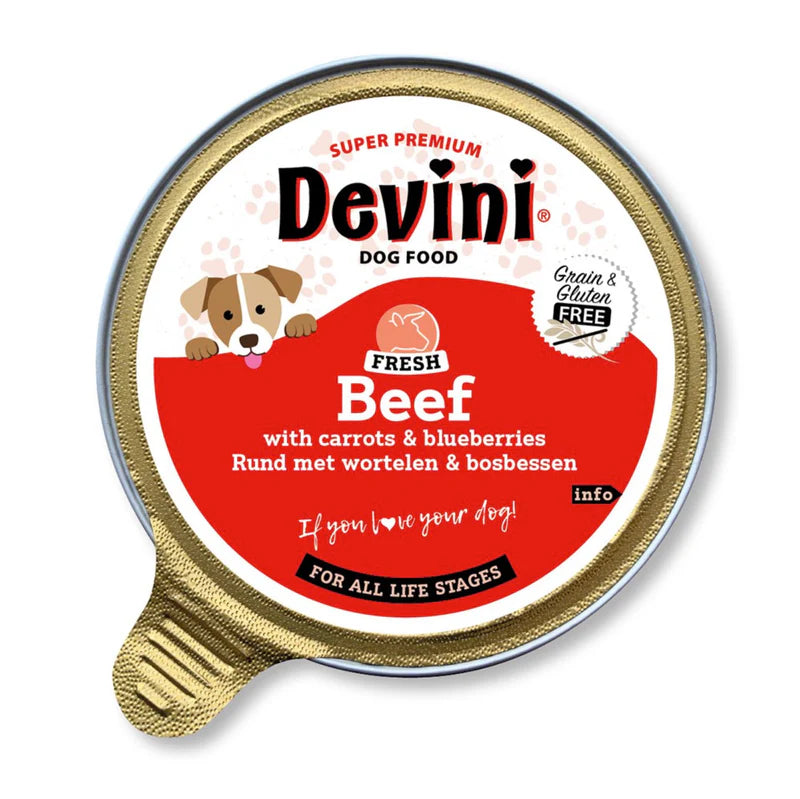 Devini Dog Food Beef 85g
