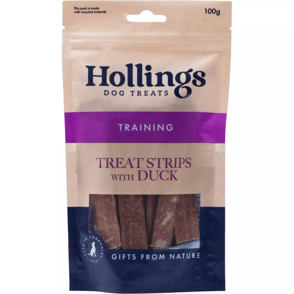 Hollings Dog - Real Meat Treat Duck 100g