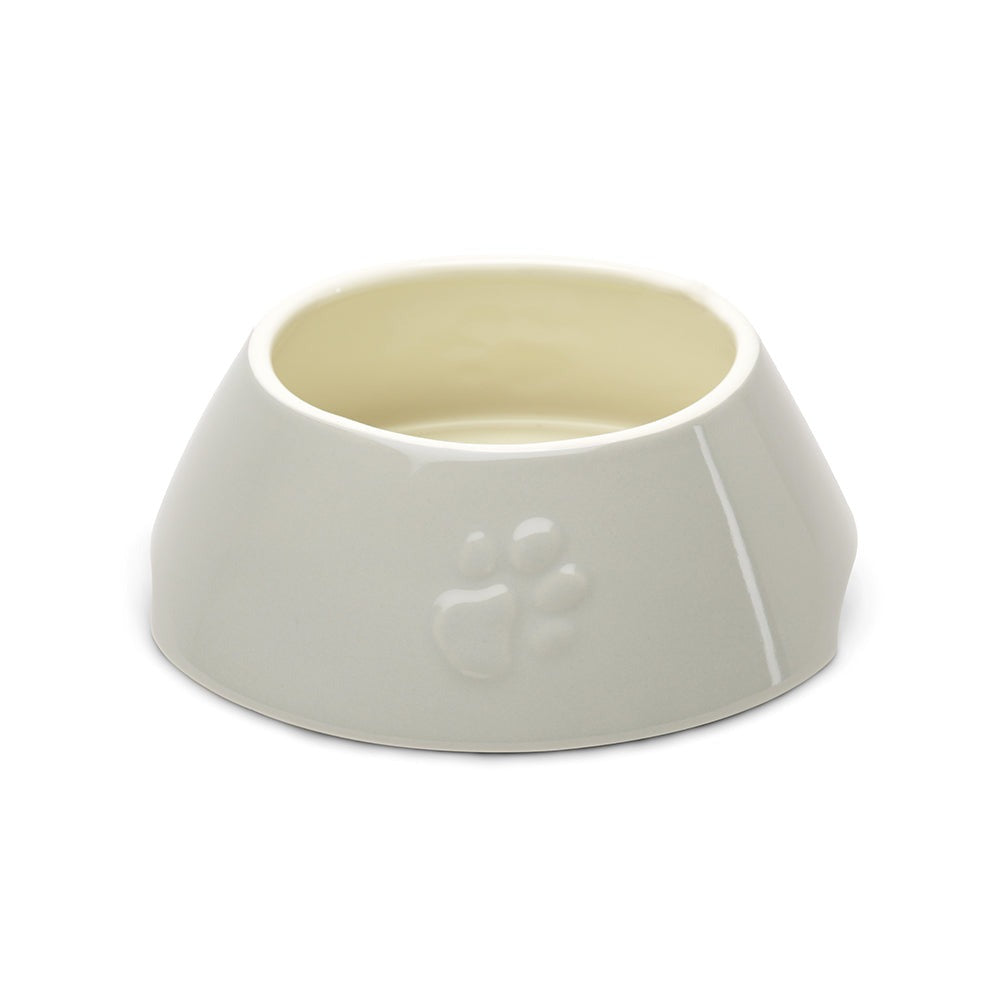 Scruffs Icon Long Eared Dog Bowl 21cm Light Grey